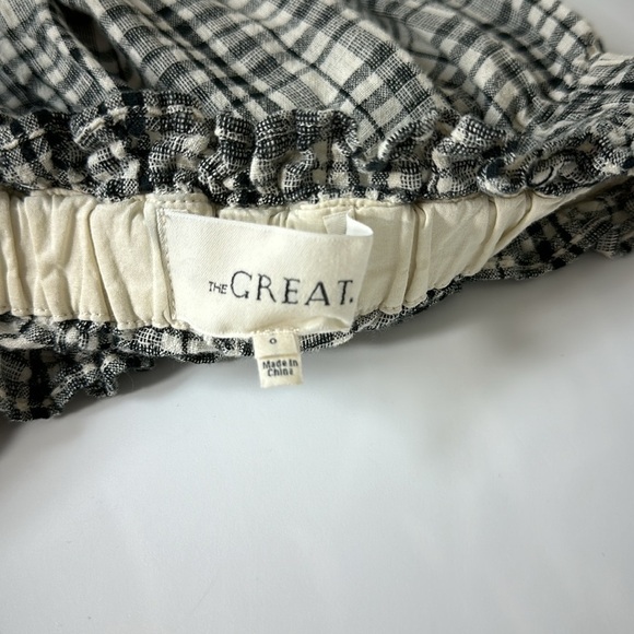 The Great Gunny Sack Plaid Paperbag Waist Trousers XS - Picture 6 of 7